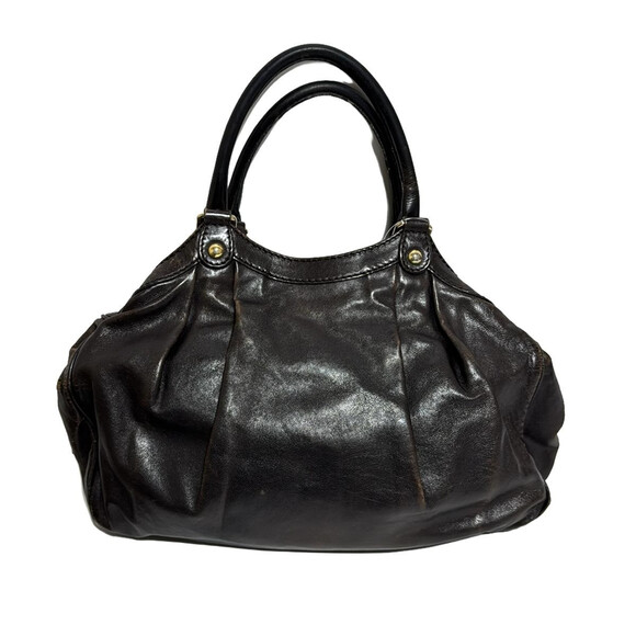 Auth Gucci Sukey Dark Brown Leather - #159356G17B - Picture 3 of 12